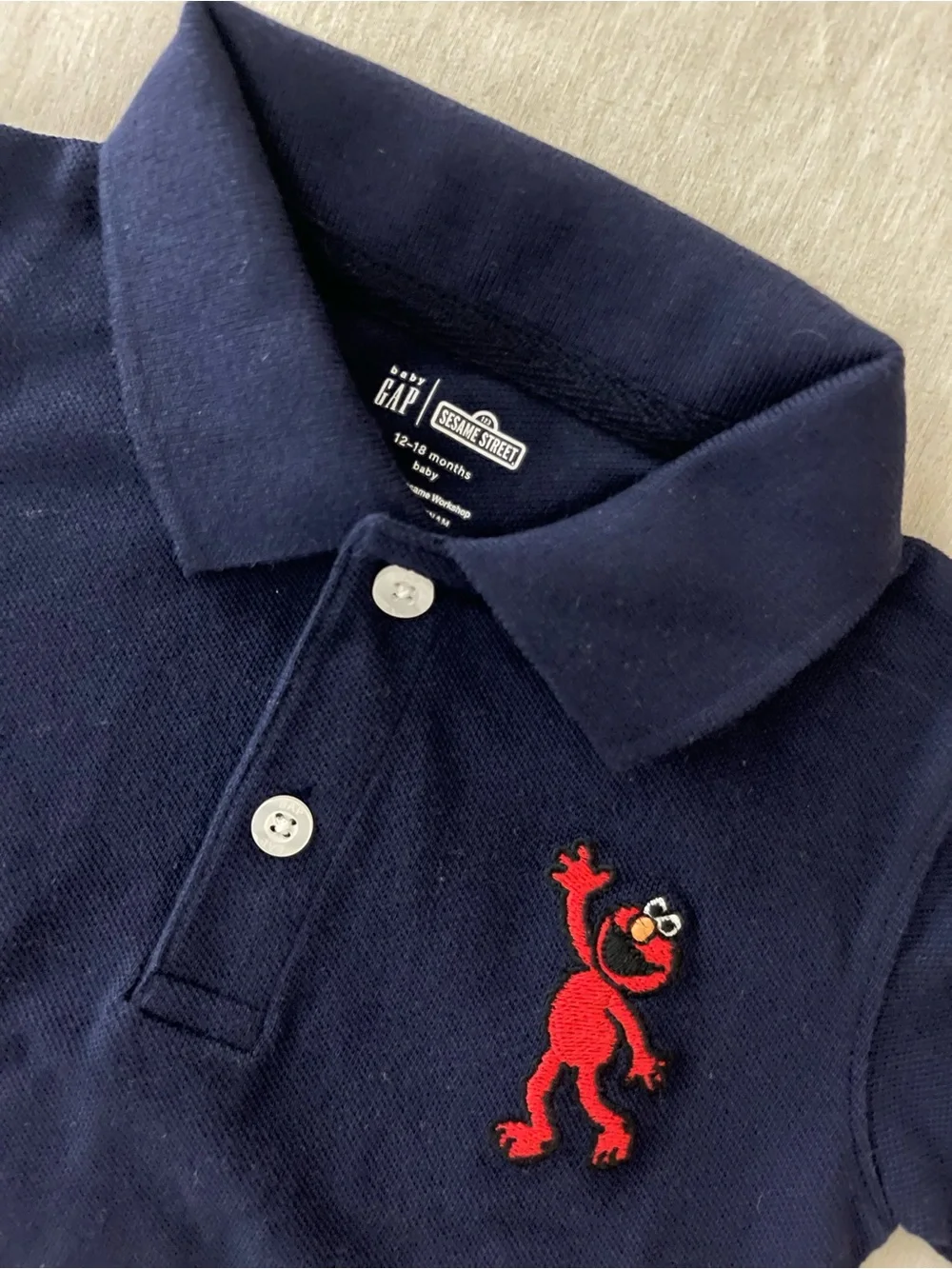 GAP Sesame Street Embroidered Polo